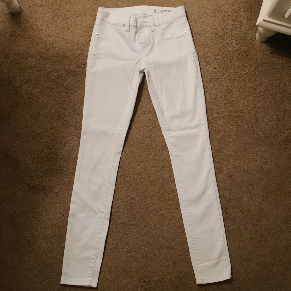 BLANKNYC White Jeans size 23